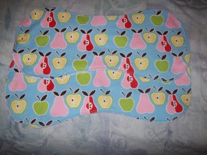 Adorable Apples & Pears Burp Cloths