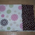 Handmade Cream Damask Travel Toddler Pillowcase