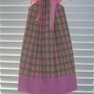 AKA Pink & Green Pillowcase Dress