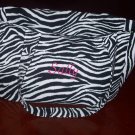 Monogrammed Zebra Print Tote Bag