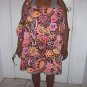 Brown Floral Polka Dot Reversible Nursing Cover