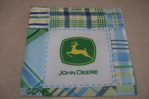 Blue John Deere Reusable Sandwich/Snack Bag