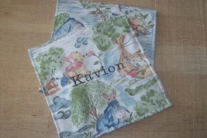 Monogrammed Classic Winnie the Pooh Wash Cloth Set