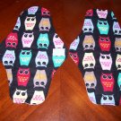 Set of 2 Owl Cloth Menstrual Pads