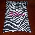 Travel Zebra Print Diaper and Wipes Case Holder