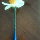 White Yellow Flower Pen