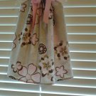 Beige Pink Floral Pillowcase Dress