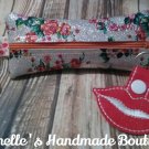 Floral Vinyl Lipstick Lipgloss Pouch