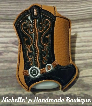 Cowboy Boot Hand Sanitizer Holder