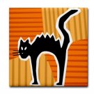 BLACK CAT *20* tile coaster