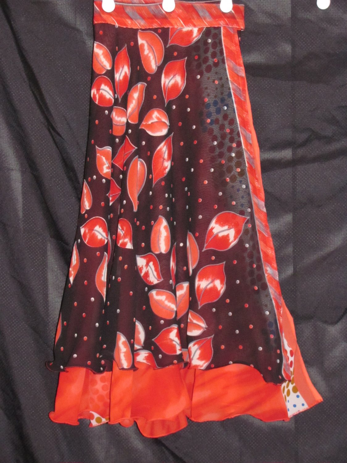 P2608 Preteen/Girls Reversible Sari Wrap Skirt