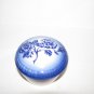 Vintage Flow Blue CarltonWare Round Trinket Box