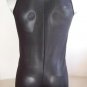Men's Sexy Stretch Boxer Bodysuit Black With Zip #BD36