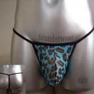 New Men's Sexy Leopard G-String Underwear Dessous #GT29