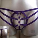 Men's Sexy G-String Underwear C-thru Purple #GT72