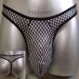 Men's Sexy Lingerie Checker Thong Underwear C-Thru #TH12