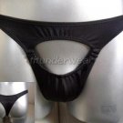 Men's Brief Spandex Thong Underwear Black size-S-L#TH52