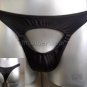 Men's Brief Spandex Thong Underwear Black size-S-L#TH52