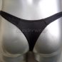 Men's Brief Spandex Thong Underwear Black size-S-L#TH52