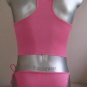 Men's Sexy Stretch Brief Bodysuit pink underwear #BD46