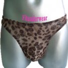 Men's Sexy Lingerie Brief Brown Stretch Underwear #BR05