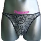 Men's Sexy Lingerie Brief C-Thru Stretch Underwear #BR09