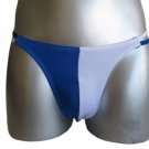 New Men's Sexy Thong Underwear Blue & White Lingerie #TH150