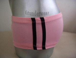 New Men's Sexy Lingerie Stretch Boxer Underwear Pink Lowcut #BX35