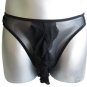 New Men's Sexy Brief Underwear C-Thru Black Lace Lingerie #BR100