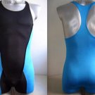 New Men's Sexy Stretchy Boxer Underwear Bodysuit Blue Athletisch #BD62