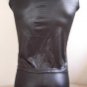 New Men's Sexy Stretchy Boxer Underwear Bodysuit Black PVC Lingerie #BD42