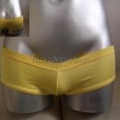 New Men's Sexy Stretchy Boxer Underwear LowRise Yellow Lingerie #BX64