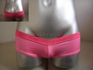 New Men's Sexy Stretchy Boxer Underwear LowRise Pink Lingerie #BX62