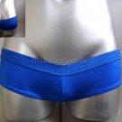 New Men's Sexy Stretchy Boxer Underwear LowRise Blue Lingerie #BX63