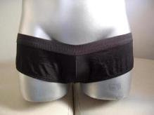 New Men's Sexy Stretchy Boxer Underwear LowRise Black Lingerie #BX90
