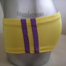 New Men's Sexy Lingerie Stretch Boxer Underwear Yellow Lowcut #BX36
