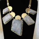 NL11 New Design Fashion Style Party or Wedding Gold Necklaces & Stone Pendants