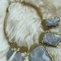 NL11 New Design Fashion Style Party or Wedding Gold Necklaces & Stone Pendants