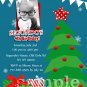 Custom Christmas Birthday Invitation