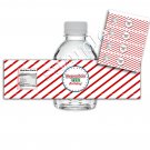 Christmas theme Custom bottle labels