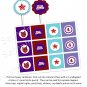 Purple Owl theme cupcake toppers