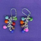 Multi Wrapped Ball Earrings