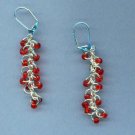 Red Berry Vine Earrings