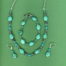Real Turquoise 3pc Set