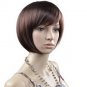 Party Short Straight Wig Dark Brown Bob Hair New D006