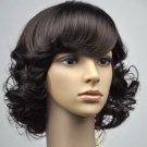 Short Curls Wig Black Hair D016