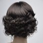 Short Curls Wig Black Hair D016