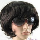 Short Curls Wig Dark Brown BoBo Hair SD022