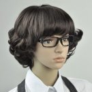 New Short Curls Wig Dark Brown BoBo Hair D042