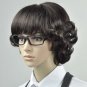 New Short Curls Wig Dark Brown BoBo Hair D042